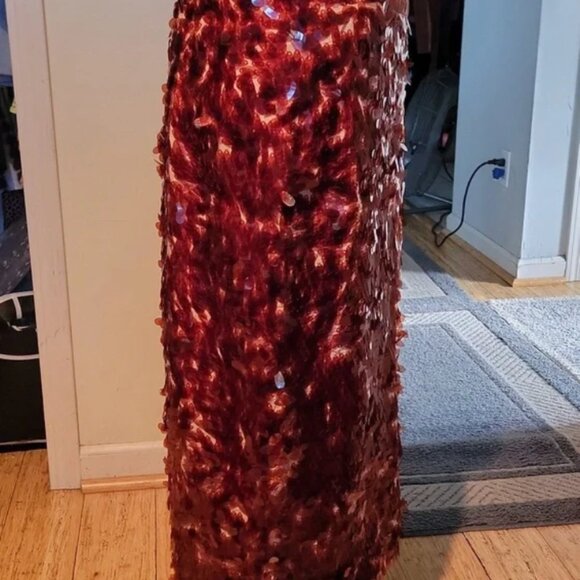 J. Crew Collection Sequin Pailette Pencil Skirt - Picture 3 of 5